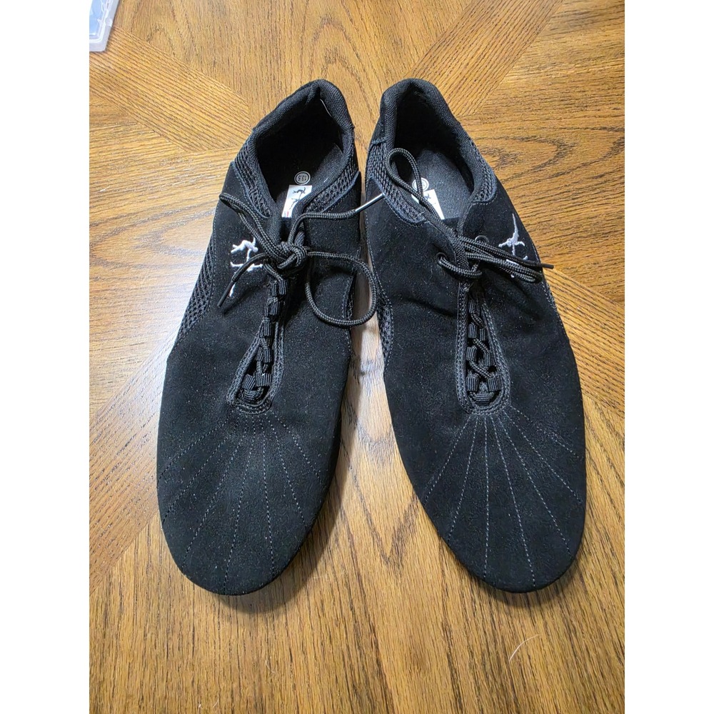 Very Fine Dancesport Shoes Black Split Sole Dance Sneakers VF-SN016 mens 13.5
